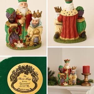 1995 The Three Magi Figurine by International Resourcing Services Kings Nativity